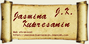 Jasmina Kuprešanin vizit kartica